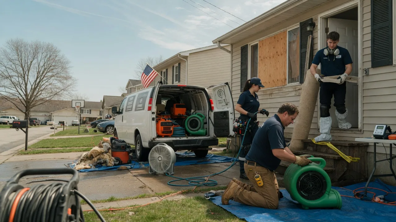 Water Damage Restoration in Quakake, PA near me